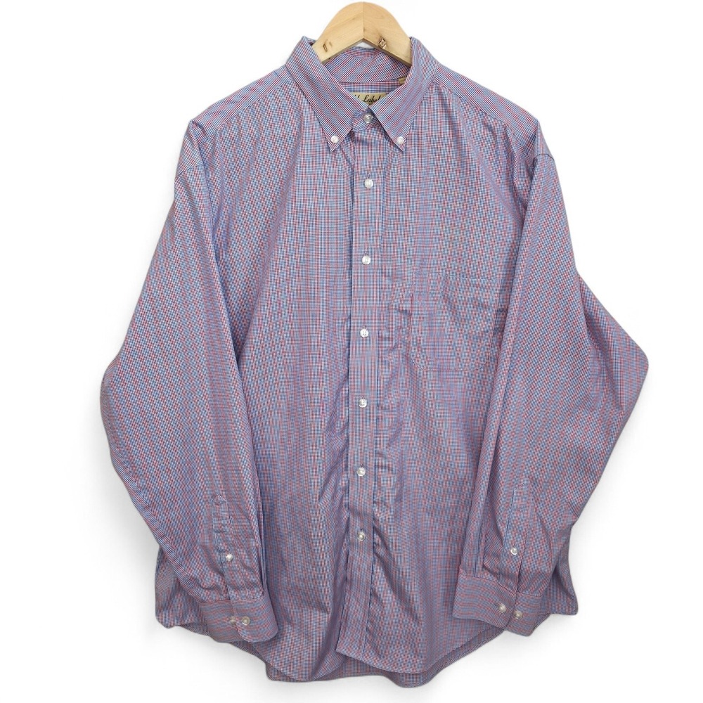 Roundtree & Yorke Gold Label Dress Shirt Mens XL Button Non Iron Performance